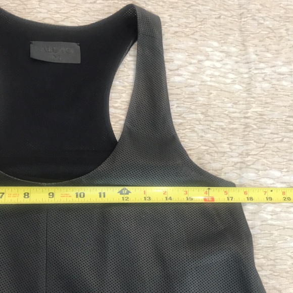 Alexis Black Leather Racer Back Top. Medium. New with Tags. - Picture 10 of 12